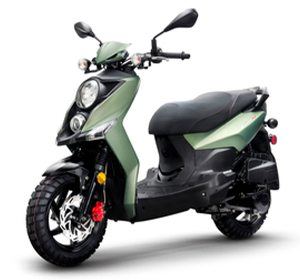 Green Scooter.